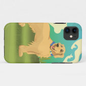 Huisdierhond in het park Case-Mate iPhone case (Achterkant (horizontaal))