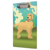 Huisdierhond in het park klembord (Links)