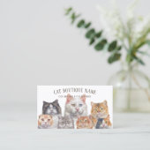Huisdierkatten Visitekaartje (Staand voorkant)