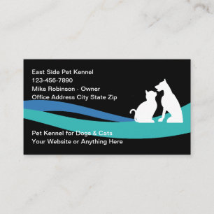 Huisdierkennel Hond En Kat Thema Visitekaartjes