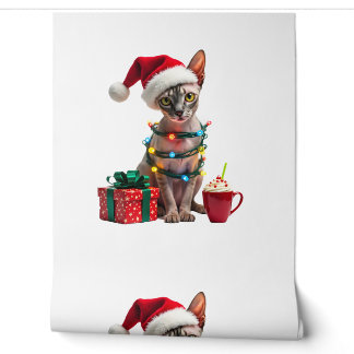 Huisdierliefhebbers Mooie Sphynx kat Rendier Gewei Behang
