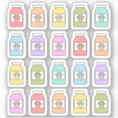 Huisdiermedicatie Recept Herinneringsplanner Sticker (Voorkant)