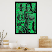 Huisdiermonsterposter Poster (Keuken)