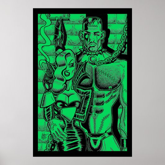 Huisdiermonsterposter Poster (Voorkant)