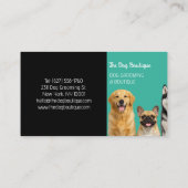 Huisdieroppas Schattige Puppy Script Visitekaartje (Achterkant)
