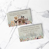 Huisdieroppasser Uitlaatservice honden verzorging  Visitekaartje