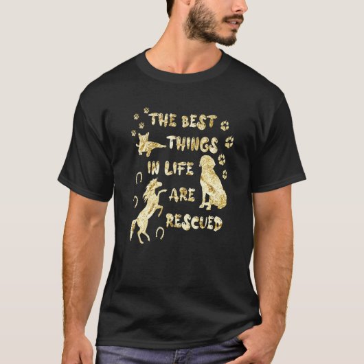 Huisdierredding en Adoptieontwerp T-shirt (Voorkant)