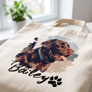 Huisdier's Eenvoudige Moderne Koele Typografie Naa Tote Bag