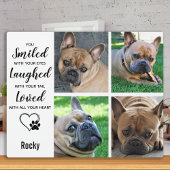 Huisdierverlies Cadeau - Aandenken overlijden hond Fotoplaat