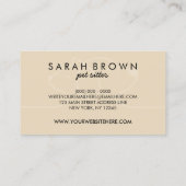 Huisdiervervoer Honden Katten Visitekaartje (Achterkant)