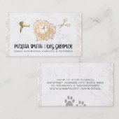 Huisdierverzorger | Mopshondje Pomeranian Visitekaartje (Voorkant / Achterkant)