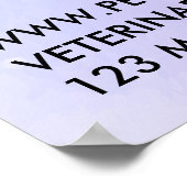 Huisdierverzorger Zittende Hond Kat Bad Poster (Hoek)