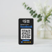 Huisdierverzorging Facebook Review Verzoek Zakelij Visitekaartje (Staand voorkant)