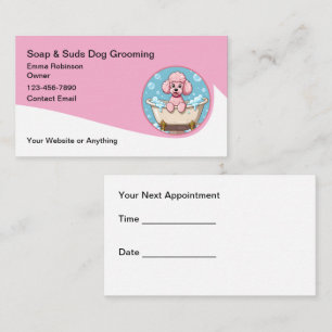 Huisdierverzorging Trendy Cute Hond Bad Businessca Visitekaartje