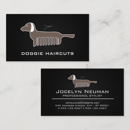 Huisdierverzorging Visitekaartje (Voorkant / Achterkant)