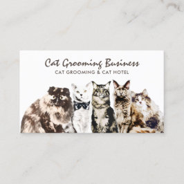 Huisdierverzorgingssalon Spa Katten Visitekaartje