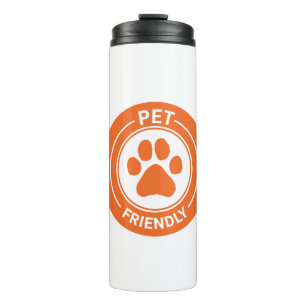 Huisdiervriendelijke Bestie Westie Drawn Paw - Sin Thermosbeker