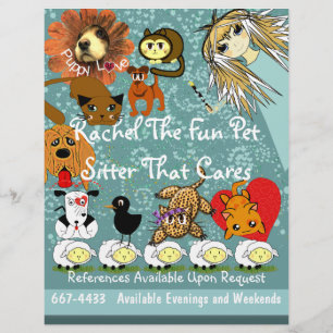 Huisdierzitster Flyer