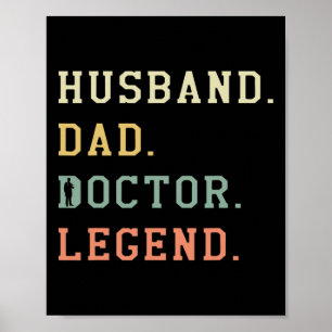 Huiseigen Vader Dokter Legende Retro Arts Medisch Poster