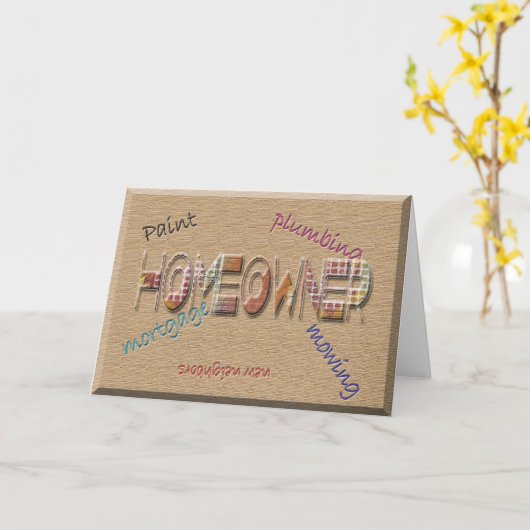 Huiseigenaar Kaart (Gele Bloem)