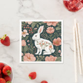 Huiselijk Cute Konijn Servet (Insitu)