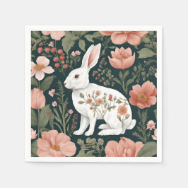 Huiselijk Cute Konijn Servet