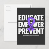 Huiselijk geweld 2024 briefkaart (Voorkant / Achterkant)