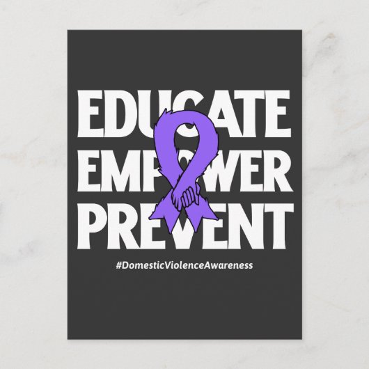 Huiselijk geweld 2024 briefkaart (Voorkant)