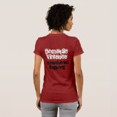 Huiselijk geweld, bekende vlaggen.org t-shirt (Achterkant volledig)