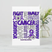 Huiselijk Geweld Bewustzijn - Vecht liefde overlev Kaart (Staand voorkant)