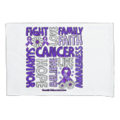 Huiselijk Geweld Bewustzijn - Vecht liefde overlev Kussensloop (Voorkant)