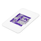 Huiselijk Geweld Bewustzijn - Vecht liefde overlev Magneet (Linkerzijde)