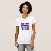 Huiselijk Geweld Bewustzijn - Vecht liefde overlev T-shirt (Voorkant volledig)