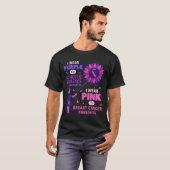 Huiselijk geweld Borstkanker Bewustzijn T-shirt (Voorkant volledig)
