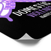 Huiselijk geweld Paarse lintvlinder Poster (Hoek)