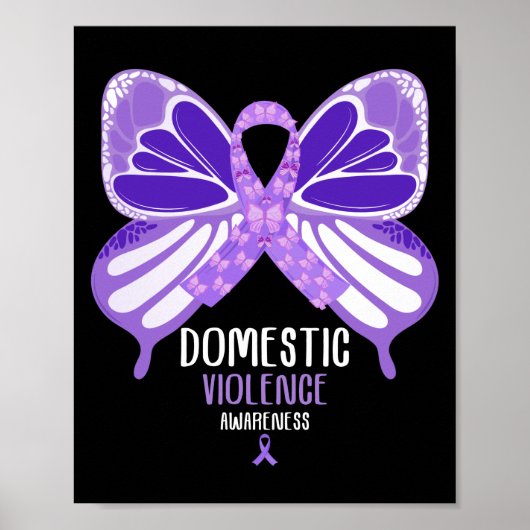 Huiselijk geweld Paarse lintvlinder Poster (Voorkant)