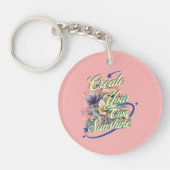 Huiselijk geweld QR-codenummer Sleutelhanger (Voorkant)