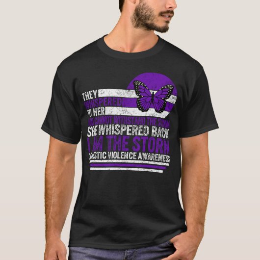 Huiselijk gewelddadig Shirt, ik ben het Storm T-shirt (Voorkant)
