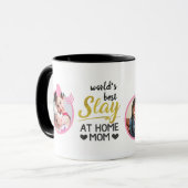 Huiselijke Gangsta FUNNY MOM Quote FOTO Cadeau Mok (Voorkant links)