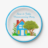 Huiselijke Granny Housewarming Feest  Papieren Bor Bordje (Voorkant)