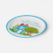 Huiselijke Granny Housewarming Feest  Papieren Bor Bordje (Gekanteld)