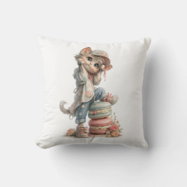 Huiselijke Kat & Zoete Huisdecoratie Kussen
