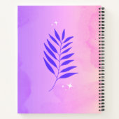 huiselijkheid kawaii paddestoel en slak notitieboek (Achterkant)