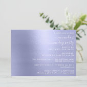 Huisfeest Pastel Roze Abstract Rookblauw Kaart (Staand voorkant)