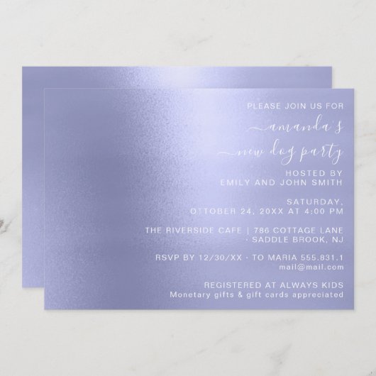 Huisfeest Pastel Roze Abstract Rookblauw Kaart (Voorkant / Achterkant)