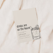 Huisfeest Uitnodiging met Cocktail