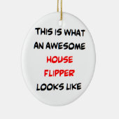 huisflipper, geweldige keramisch ornament (Rechts)