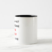 huisflipper, geweldige tweekleurige koffiemok (Center)