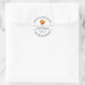 Huisgegroeide tuin Verse biologische papaya Label (Tas)