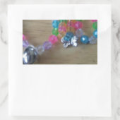 Huisgemaakte beaded braclets rechthoekige sticker (Tas)